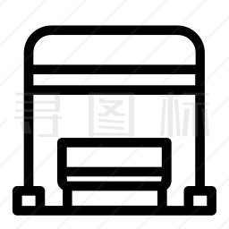 公共汽车站图标