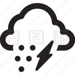 雷雨图标