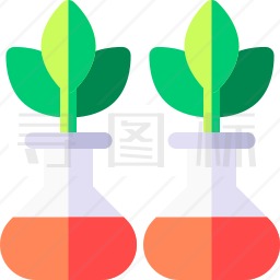 植物实验图标