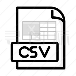 CSV文件图标