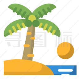 海滩图标