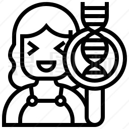 个人DNA图标