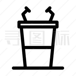 演讲台图标