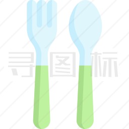 婴儿餐具图标