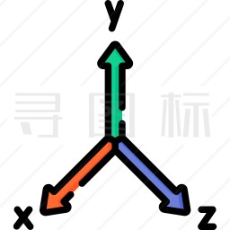 数学轴线图标