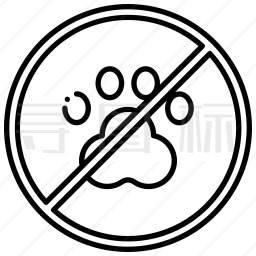 禁养宠物图标