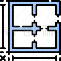 测量大小图标