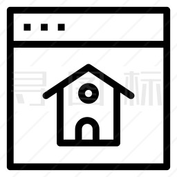 网页房子信息图标