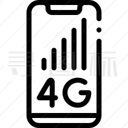 4G手机图标