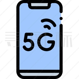 5G手机图标