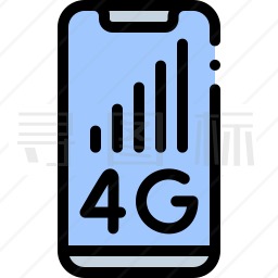 4G手机图标