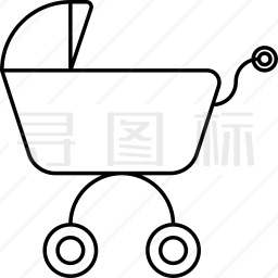 婴儿车图标