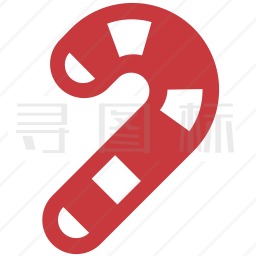 拐杖糖果图标