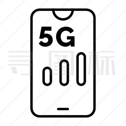 5G手机图标