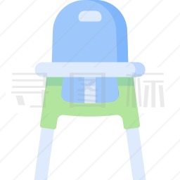 儿童餐椅图标