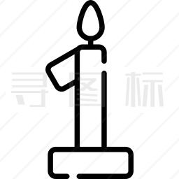 数字蜡烛图标