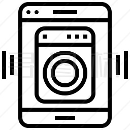 手机洗衣机图标