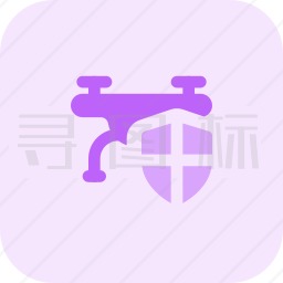 无人机安全图标