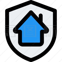 房子安全图标