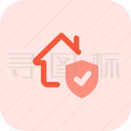 房子安全图标