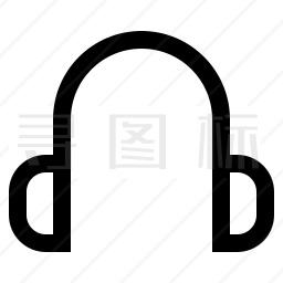 音头戴式耳机图标