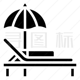 躺椅图标