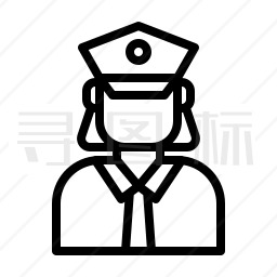 女警察图标