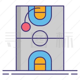 篮球场图标