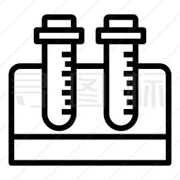 试管图标