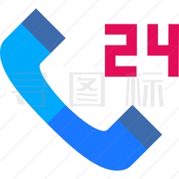 24小时电话图标