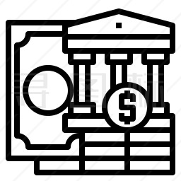 银行货币图标