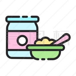 婴儿食品图标