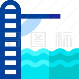 跳水板图标