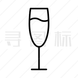 香槟酒杯图标