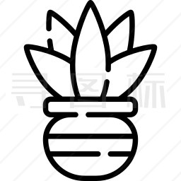 盆栽植物图标