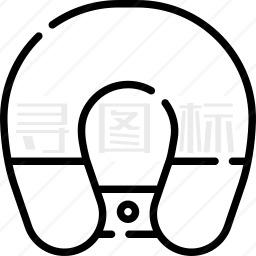 U型枕图标