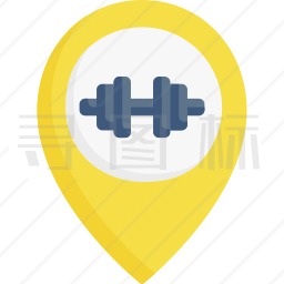 健身房位置图标