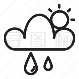 下雨图标