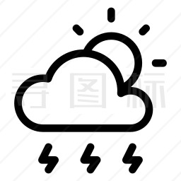 打雷图标