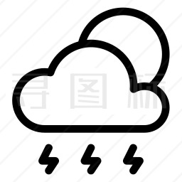 打雷图标