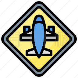 飞机标志图标