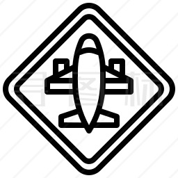 飞机标志图标