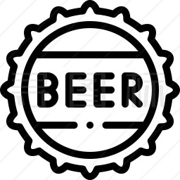 啤酒瓶盖图标