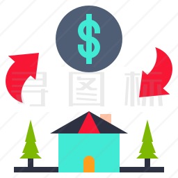 房子金钱图标