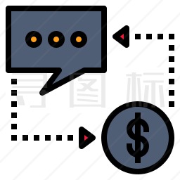 金钱沟通图标