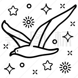 海鸥图标