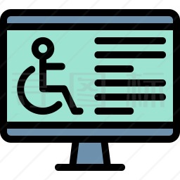 残疾人信息图标
