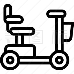 残疾车图标