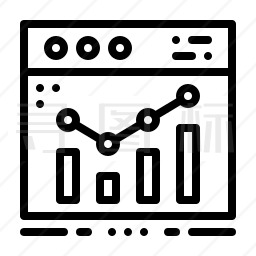 网页图表图标