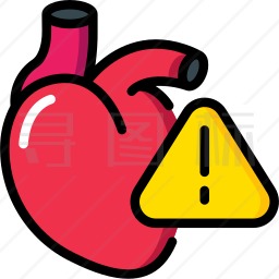 心脏警告图标